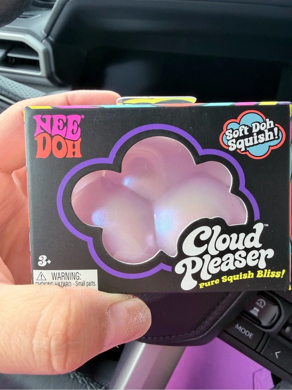 NeeDoh Cloud Pleaser Soft Doh Squish - Iridescent Pink